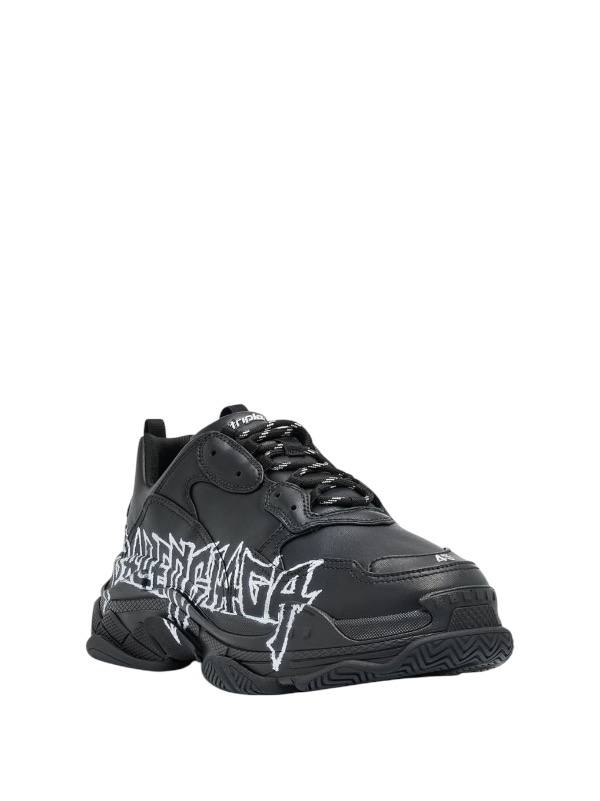 Balenciaga Triple S DIY Metal Artwork Black