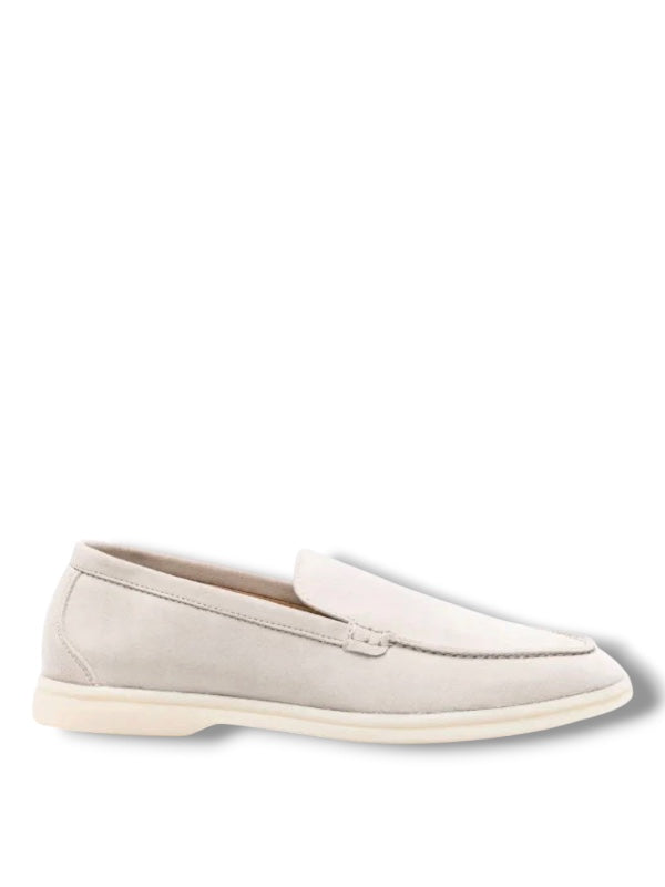 Loro Piana Summer Walk Loafer Suede white