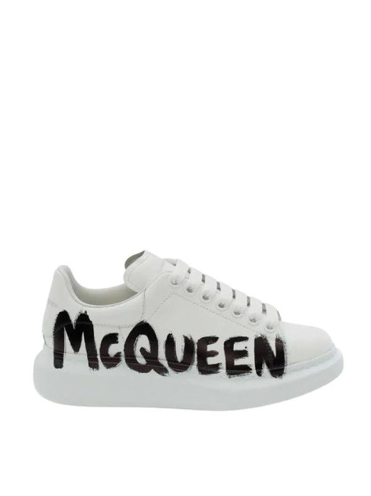 Alexander McQueen Oversized Graffiti white