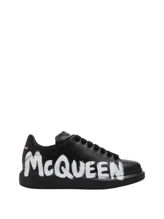 Alexander McQueen Oversized Graffiti Black white