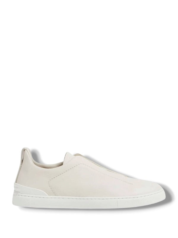 Zegna White Triple Stitch™ SECONDSKIN Sneakers