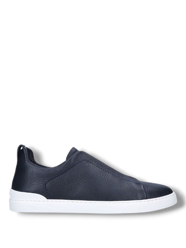 ZEGNA Black Nevy Triple Stitch