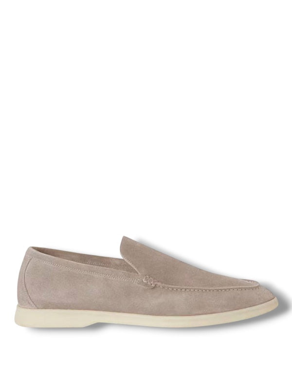 Loro Piana Summer Walk Loafer Suede Beige