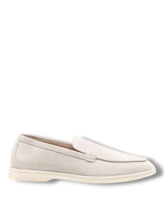 Loro Piana Summer Walk Loafer Suede white