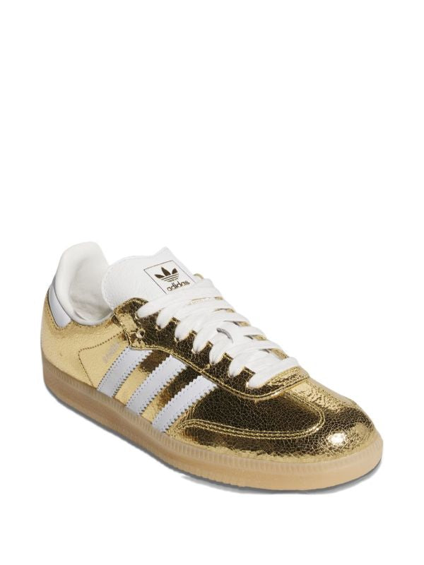 adidas samba gold metallic