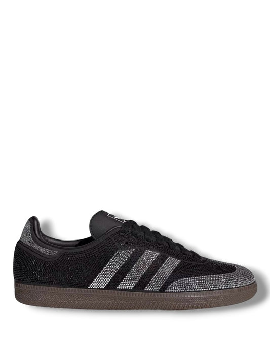 adidas Samba OG Black Silver Rhinestones