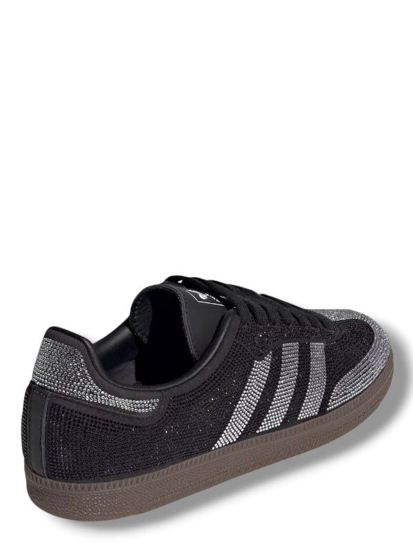 adidas Samba OG Black Silver Rhinestones