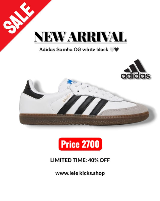 adidas Samba OG "White/Black" sneakers