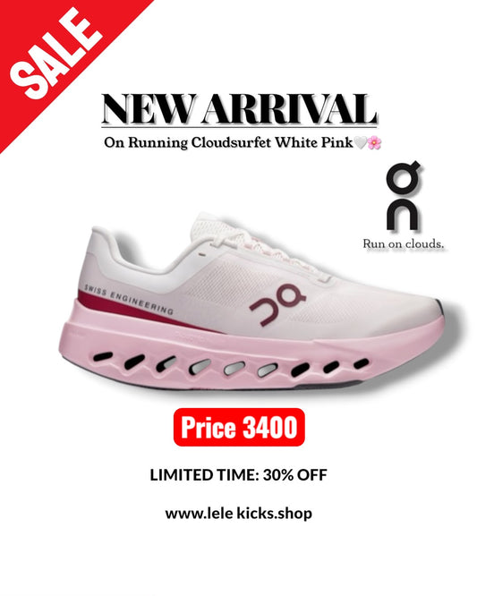 On Running CloudSurfer Next White Pink